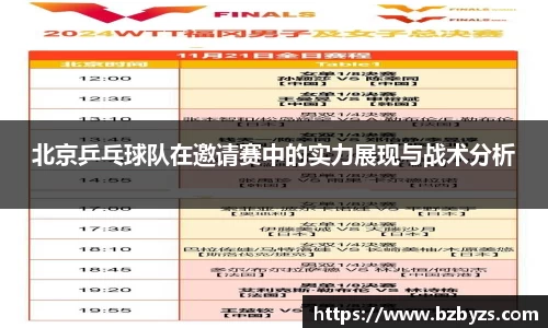 北京乒乓球队在邀请赛中的实力展现与战术分析